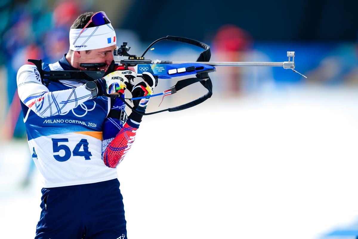 Quentin Fillon Maillet Blazes to Milan/Cortina Sprint Gold Medal