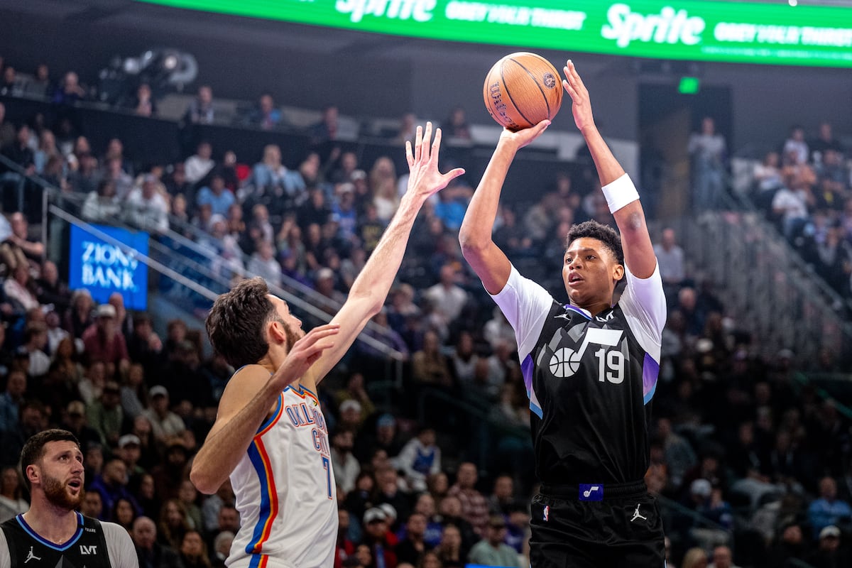 Utah Jazz rookie Ace Bailey is developing at his own pace this season