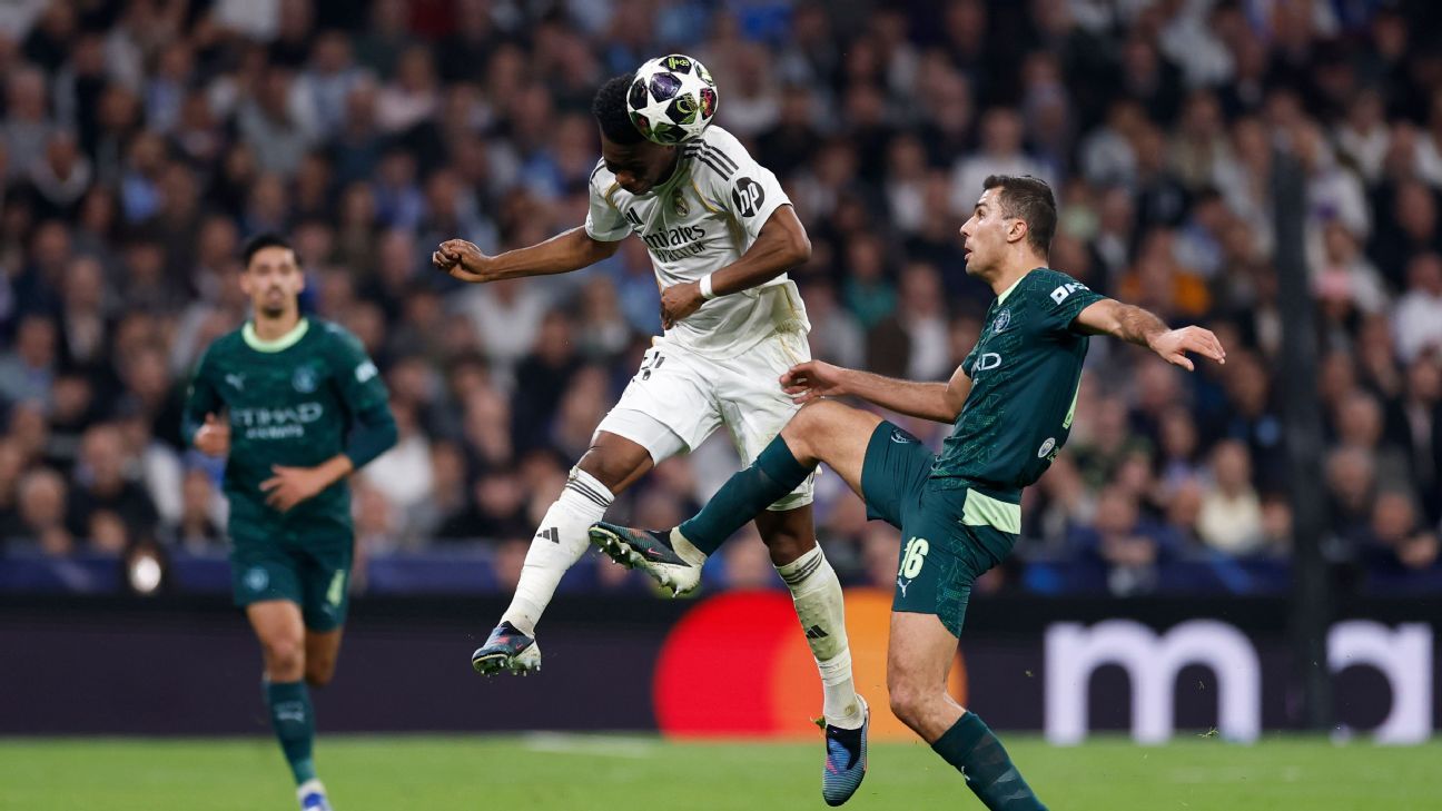 Manchester City vs Real Madrid: alineaciones, octavos UCL