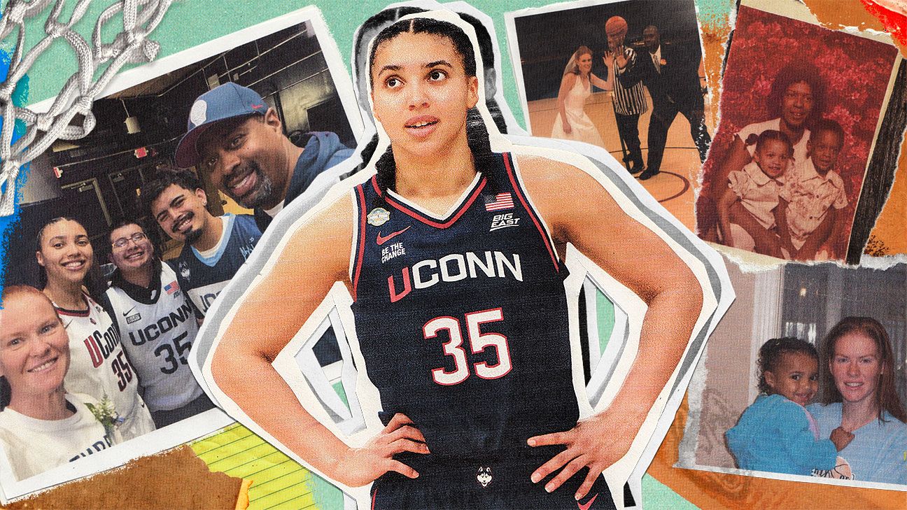 UConn star Azzi Fudd and the family behind her final March