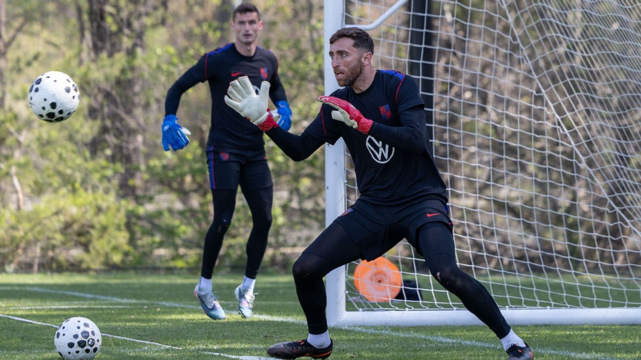 Matt Turner gets chance in goal for USMNT vs. Belgium