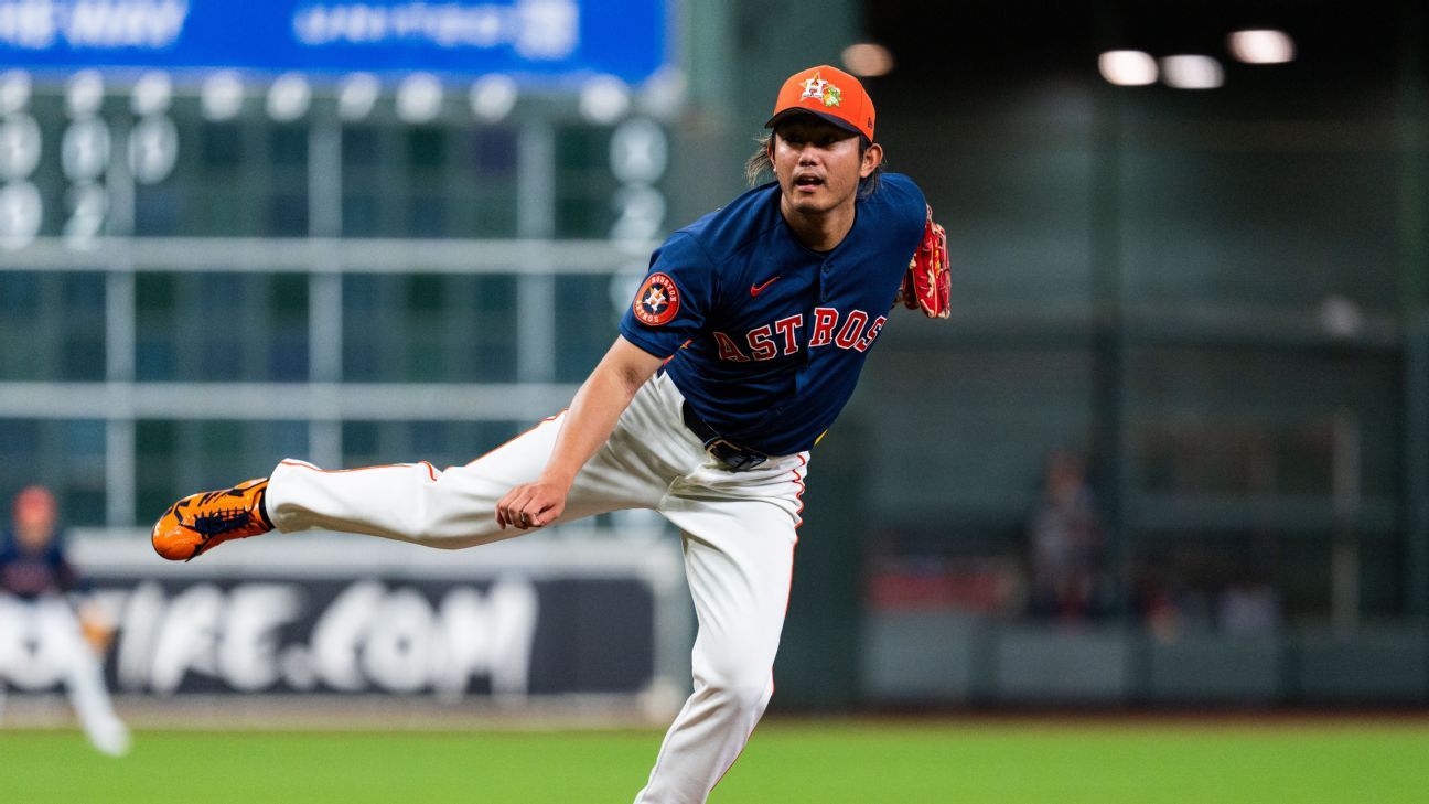 Fantasy baseball lineup advice for Sunday: Astros’ Imai to make debut against Angels