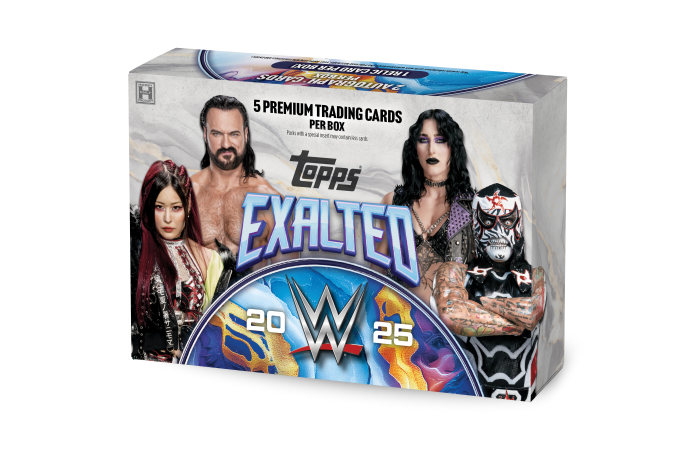 WWE Exalted 2025 Topps Hobby Box Breakdown & Checklist