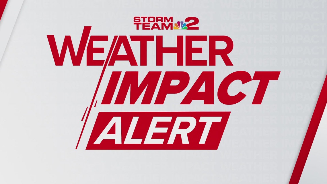 Weather Impact Alert: Severe Storms and Heavy Rain Expected Tuesday