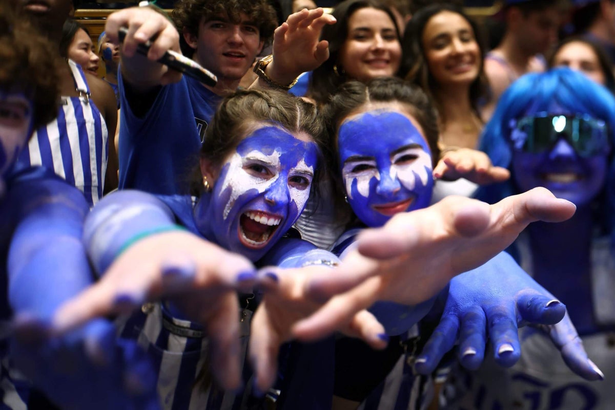 A front-row seat for Duke-UNC at Cameron: Body paint, chanting Crazies and CBB’s best rivalry