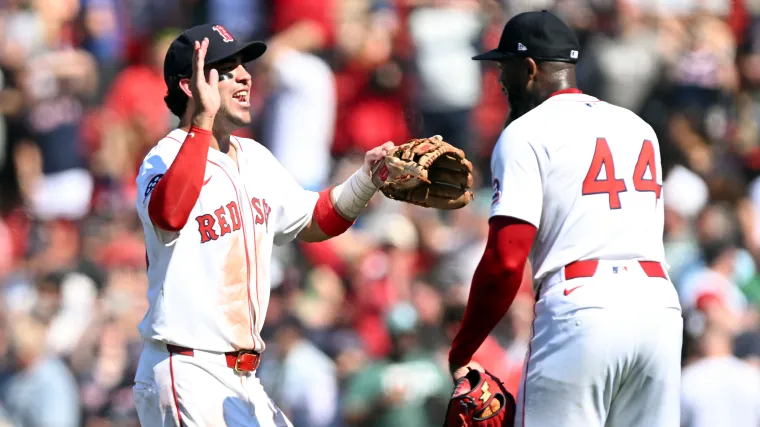 Marcelo Mayer Gushes Over Aroldis Chapman After Red Sox’s Opening Day Win