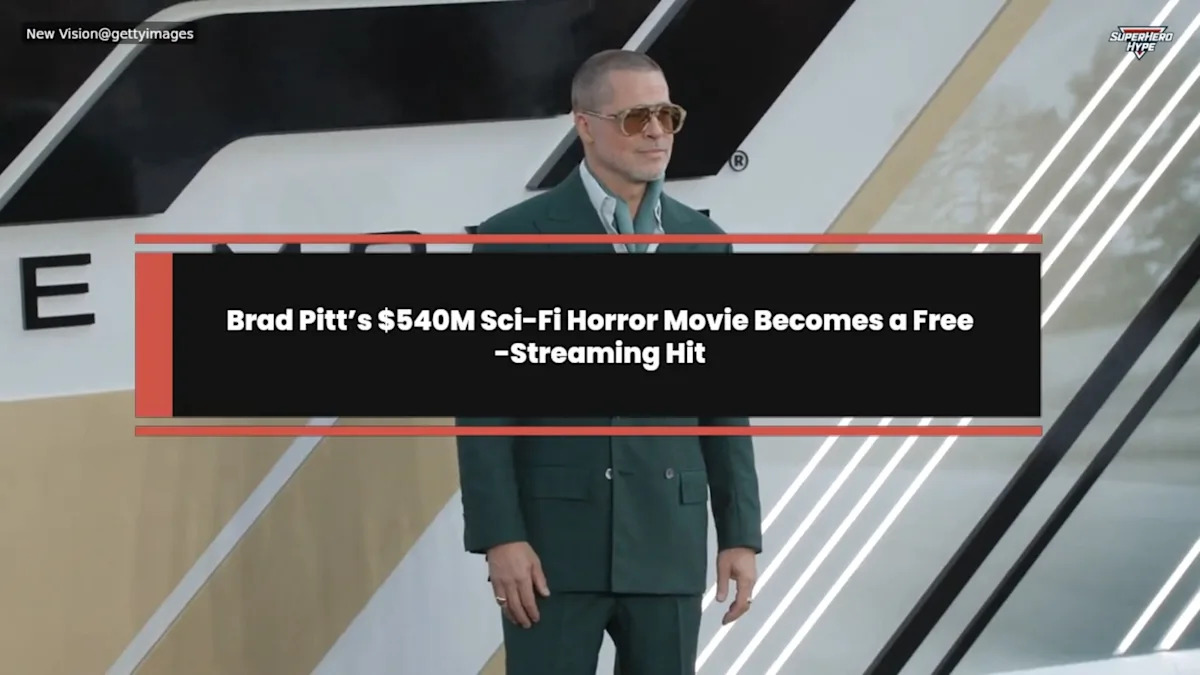 Brad Pitt’s $540M Sci-Fi Horror Movie Becomes a Free-Streaming Hit