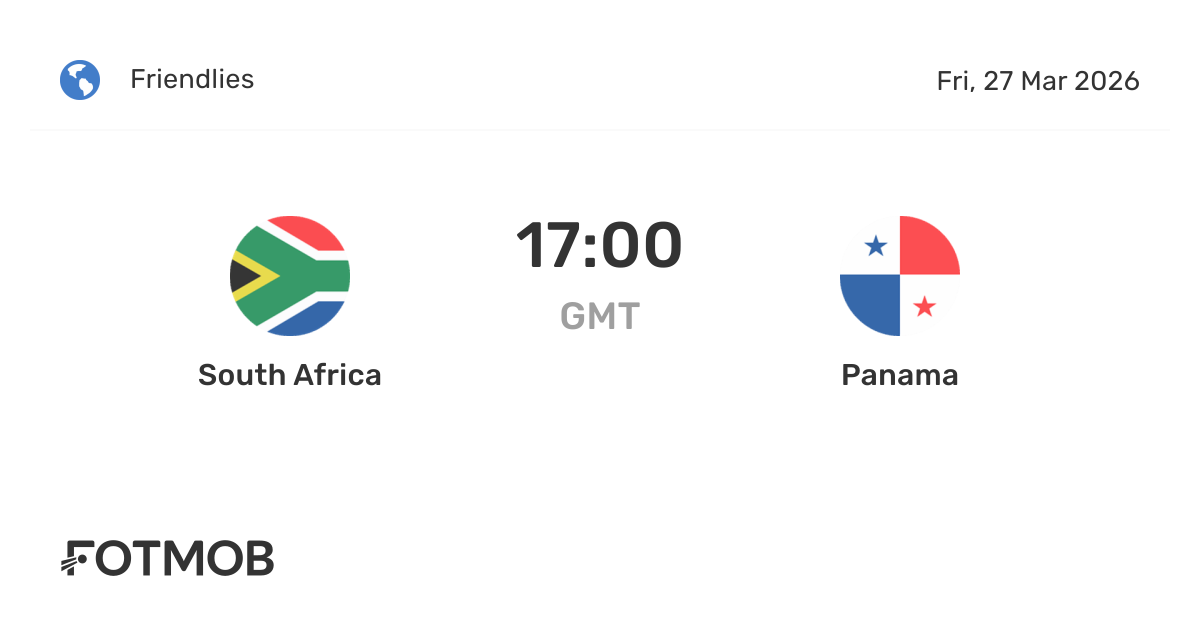 South Africa vs Panama – live score, predicted lineups and H2H stats