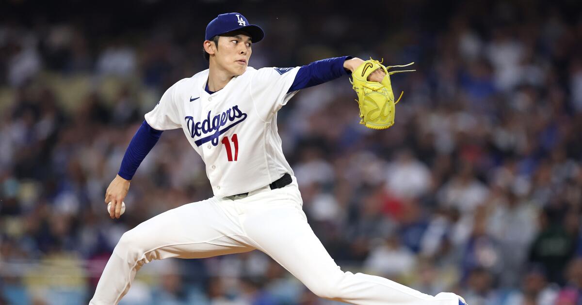 Roki Sasaki puts in encouraging start, but Dodgers still lose