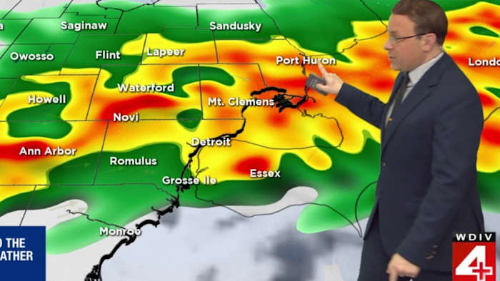 The 2-hour window when we’re expecting line of strong to severe storms in Metro Detroit