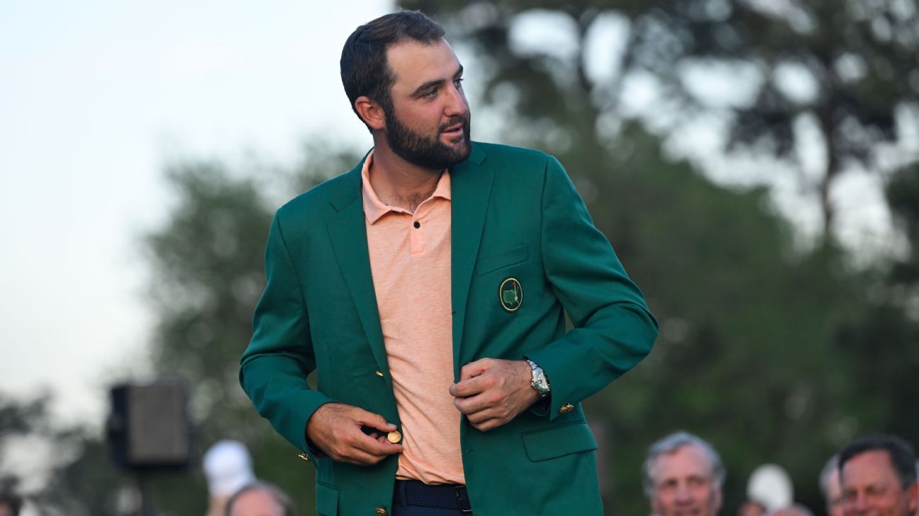 Scottie Scheffler arrives at Masters with 9-day-old son, Remy