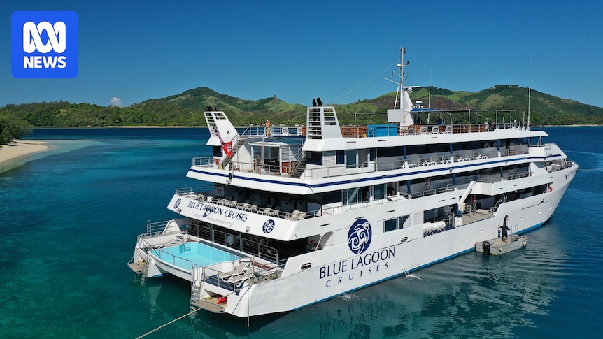 Fiji cruise ship runs aground after hitting reef near ‘Cast Away island’