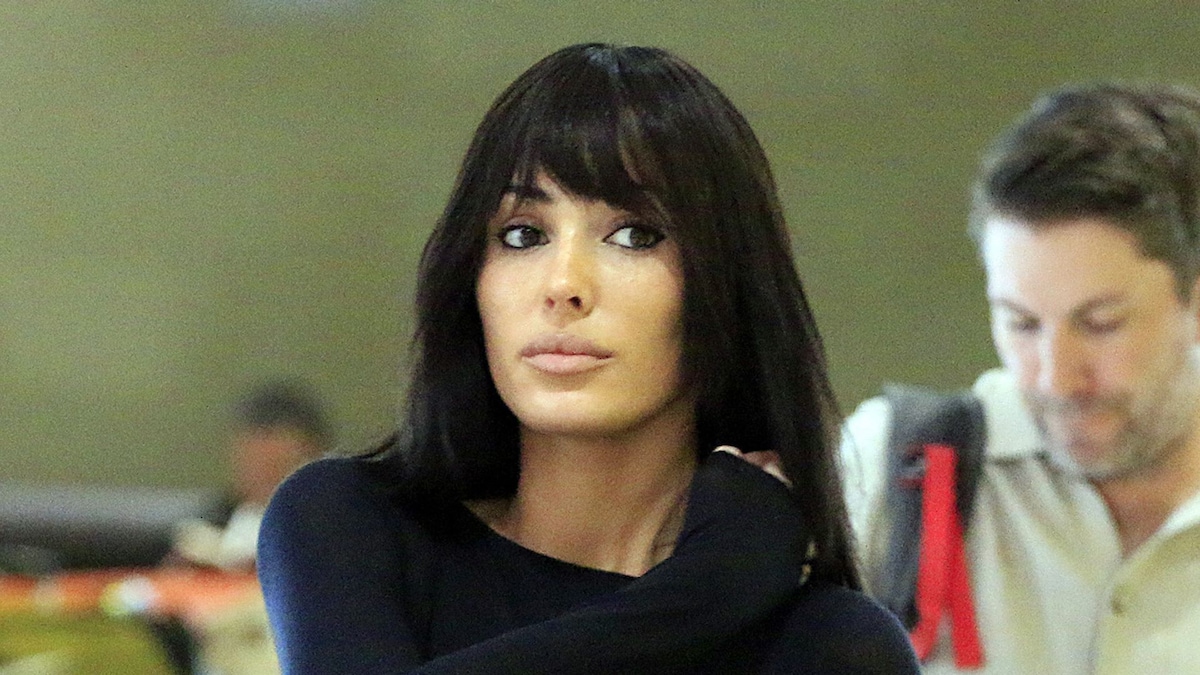 Bianca Censori flaunts curves in baby blue bodysuit as she supports Kanye West’s US comeback