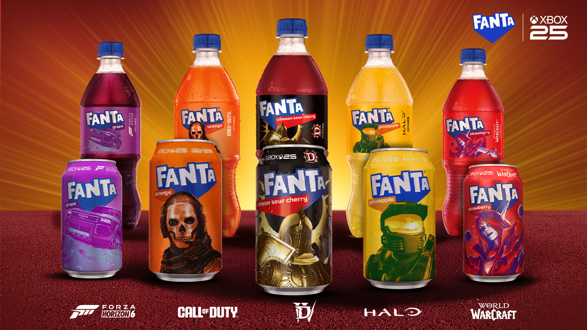 Xbox and Fanta Team Up for a Special-Edition Collection – With Prizes and In-Game Rewards to be Claimed