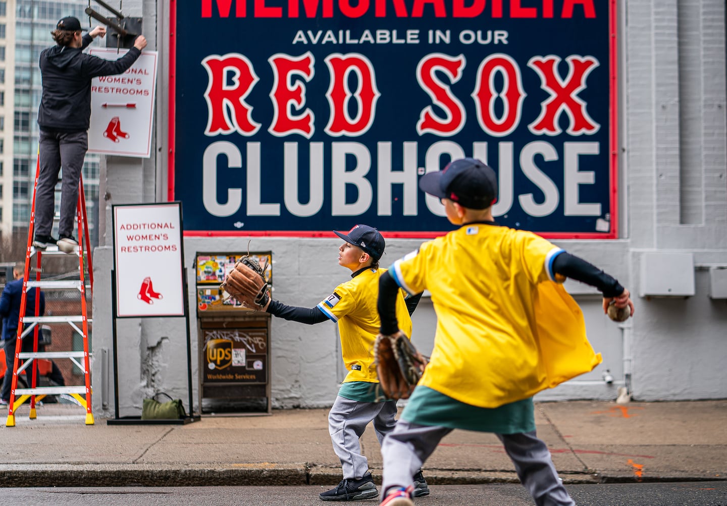 Red Sox take on Padres on Opening Day at Fenway Park