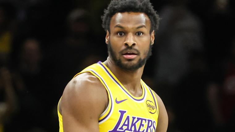 Will Bronny James start for the Lakers? How Austin Reaves, Luka Doncic injuries impacts LeBron James’ son’s playing time