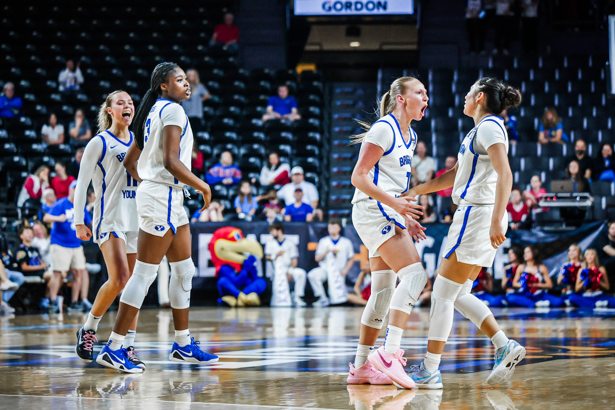 1-Seed Cougars power past 2-Seed Kansas to advance to WBIT Championship – BYU Athletics – Official Athletics Website