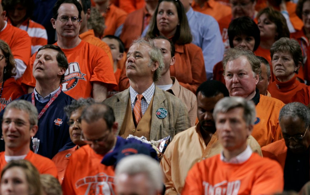 Illiniois fan Bill Murray switches allegiance to UConn