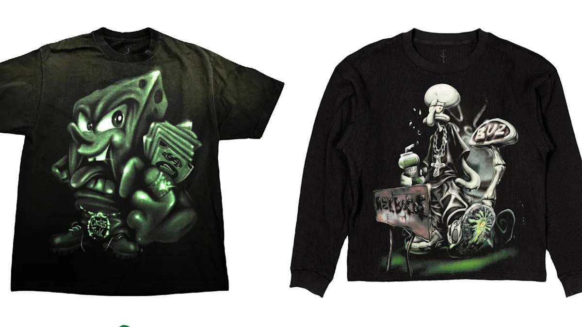 Cactus Jack’s SpongeBob Collab References ‘Gangster SpongeBob’ Memes