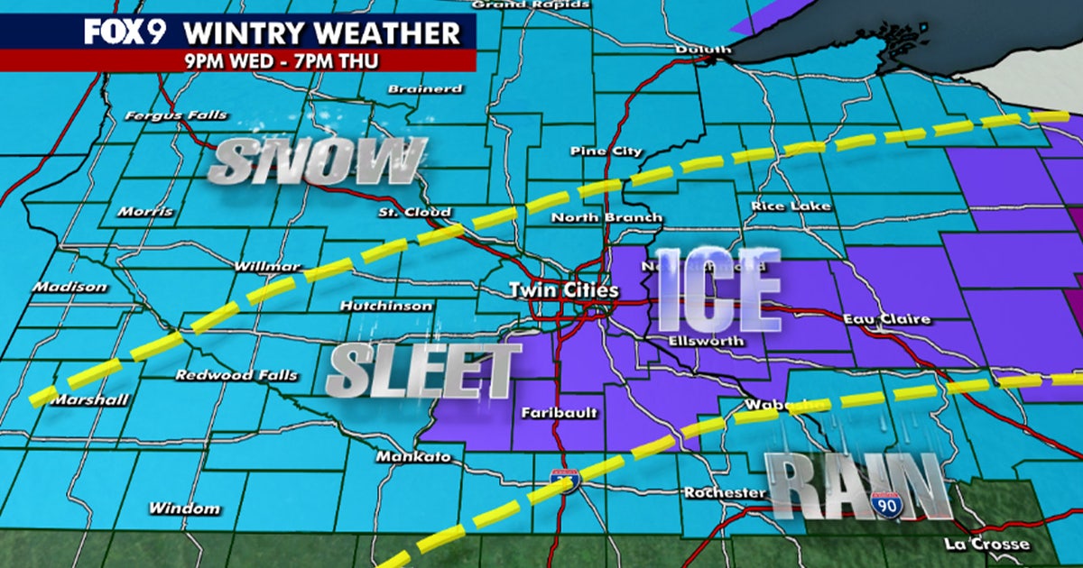 Minnesota weather: Overnight freezing rain expected to create icy conditions Thursday morning